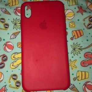 Red IPhone XS Max Silicone Case